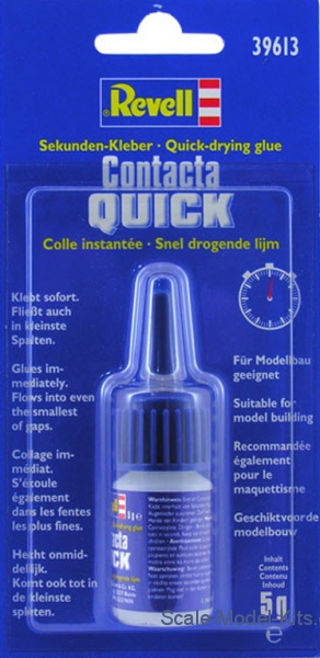 Revell - Contacta Quick Glue 5g (for instant connections) - plastic scale  model kit in scale (RV39613)//Scale-Model-Kits.com