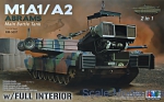 Tank: M1A1/A2 Abrams w/Full Interior, Rye Field Model, Scale 1:35