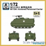 Troop-carrier armor: M113A1 (2 models in the set), S-model, Scale 1:72