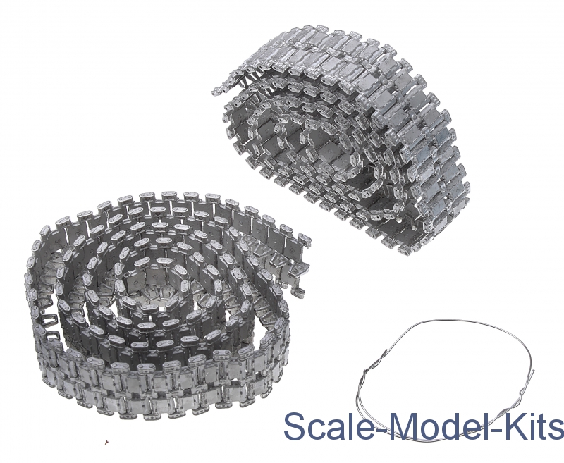 Sector35 Assembled metal tracks for T14 'Armata' tank plastic