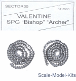 SEC3563-SL Assembled metal tracks for Valentine, Bishop, Archer