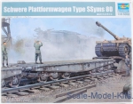 Armored platforms: Schwere Plattformwagen Type SSyms 80, Trumpeter, Scale 1:35