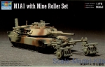 TR07278 1/72 Trumpeter 07278 - M1A1 Abrams with Mine Roller Set