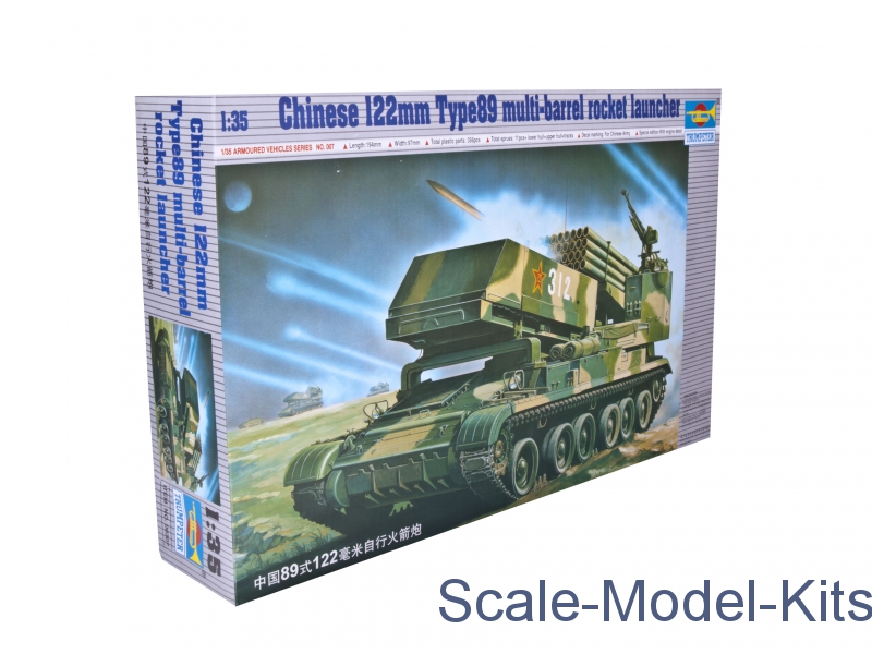 Trumpeter Chinese 122mm Type 89 Multi-barrel Rocket Launcher Plastic Model Kit for sale online