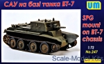 UM247 SPG mount on BT-7 chassis