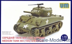 Tank: Medium tank M4(105), UniModels, Scale 1:72