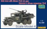 UM588 Truck GAZ-AAA with 25mm 72-K AA gun