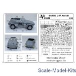 Vmodels35058 Photoetched set of details Sd.Kfz.247 Ausf.B