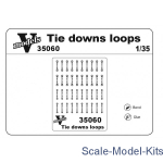 Vmodels35060 Photoetched set of details Tie downs loops for modern AFV
