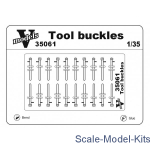 Vmodels35061 Photoetched set of details Tool buckles for modern AFV