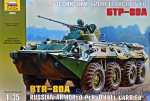 Troop-carrier armor: BTR-80A, Zvezda, Scale 1:35