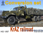 ZZ-T87010 Conversion Set. KrAZ railroad